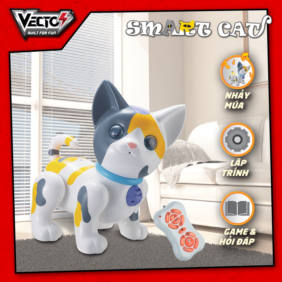 Robot mèo con thông thái VECTO VT2059
