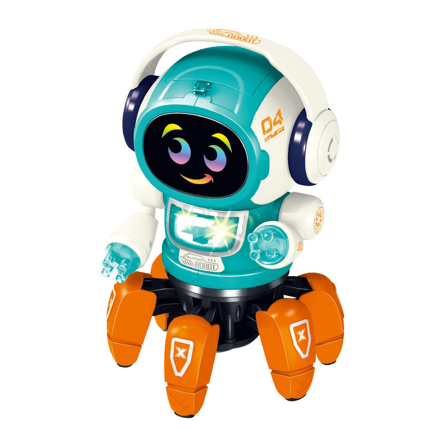 Đồ chơi Robot điều khiển từ xa Mực tuần tra xanh dương
