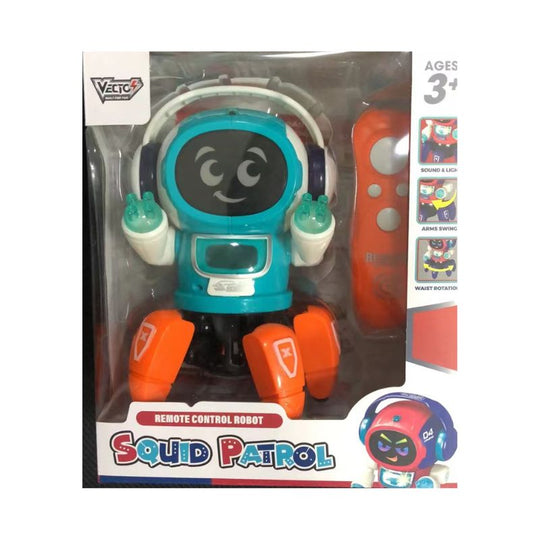 Đồ chơi Robot điều khiển từ xa Mực tuần tra xanh dương VECTO VT2096
