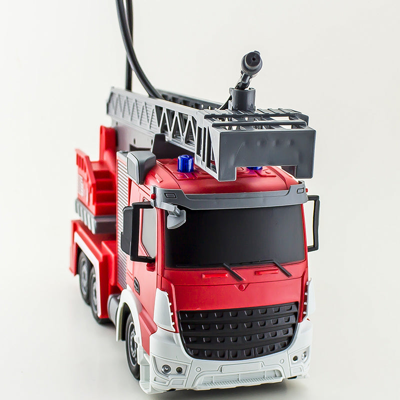Đồ chơi xe cứu hỏa thang xoay phun nước điều khiển từ xa VECTO VT28021