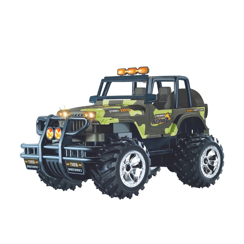 Đồ Chơi Xe Jeep Vượt Địa Hình Điều Khiển Từ Xa (Xanh Lá) VECTO VT358