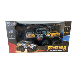 Đồ chơi xe điều khiển từ xa Power No 8 vàng VECTO VT81505-YE