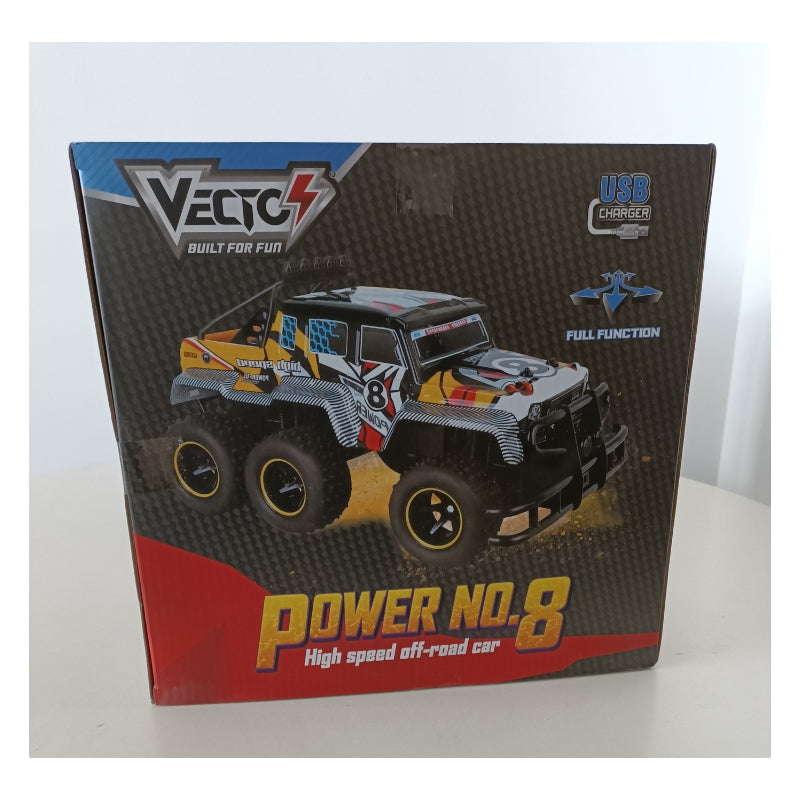 Đồ chơi xe điều khiển từ xa Power No 8 vàng VECTO VT81505-YE