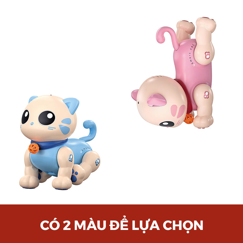 Mischievous remote-controlled cat robot toy (Pink) VECTO VTK31