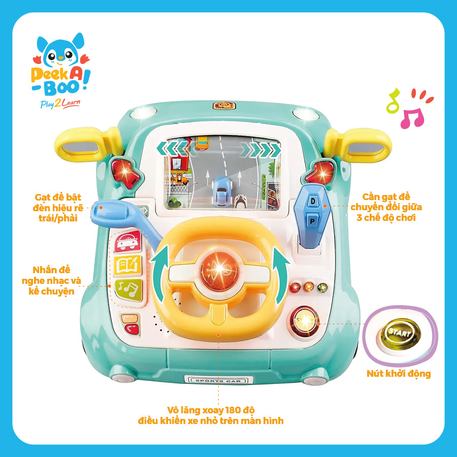 Đồ chơi điều khiển đa năng cho bé PEEK A BOO PAB014-2