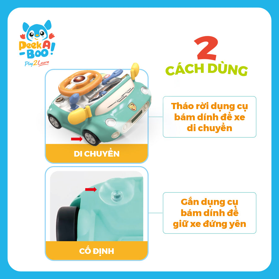 Đồ chơi điều khiển đa năng cho bé PEEK A BOO PAB014-2