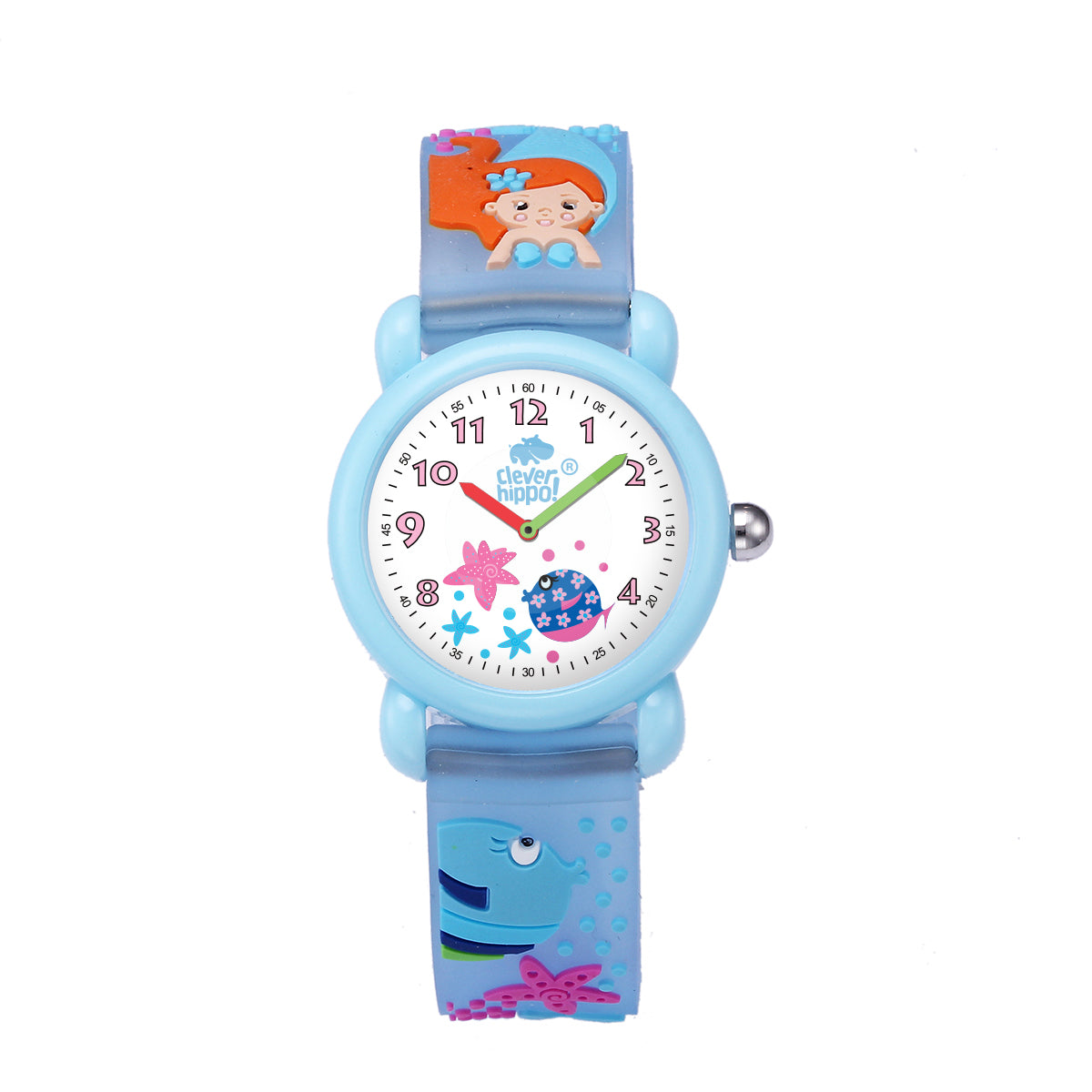Đồng Hồ CLEVER HIPPO Clever Watch - Mermaid Xanh WG004