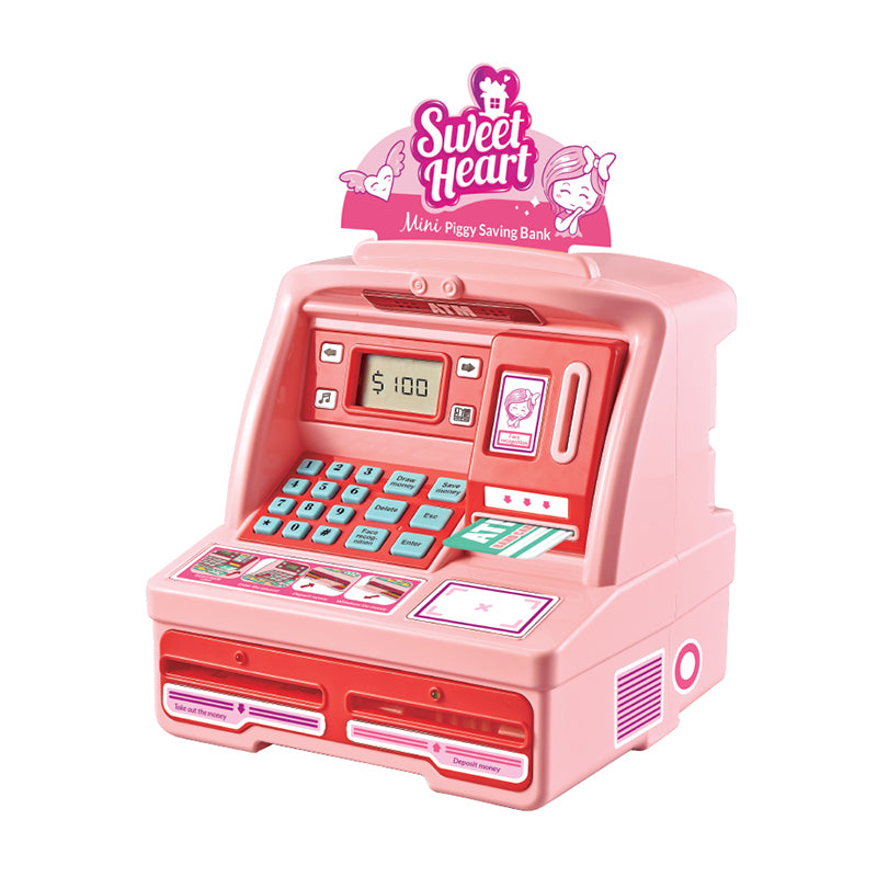 Máy Atm Mini Hồng Xinh Xắn Sweet Heart Ws5376