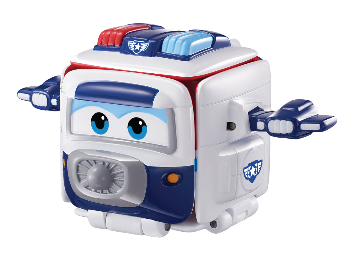 Hộp biến hình Super wings- cảnh sát Paul SUPERWINGS YW740575
